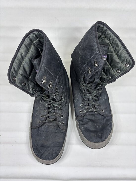 Patagonia Activist Puff High Waterproof Winter Boots Black Smoked Green Mens 13 main image 8